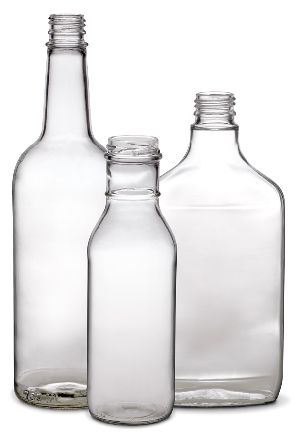 bottles clear Anchor Glass
