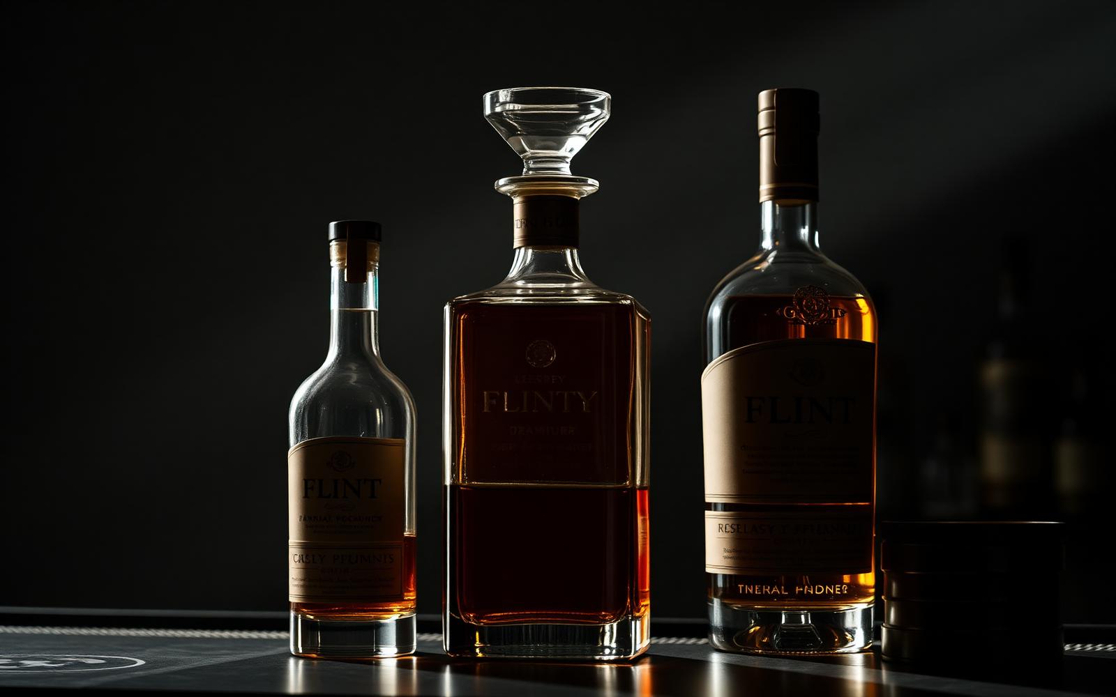 Spirits glass packaging production at Anchor Glass